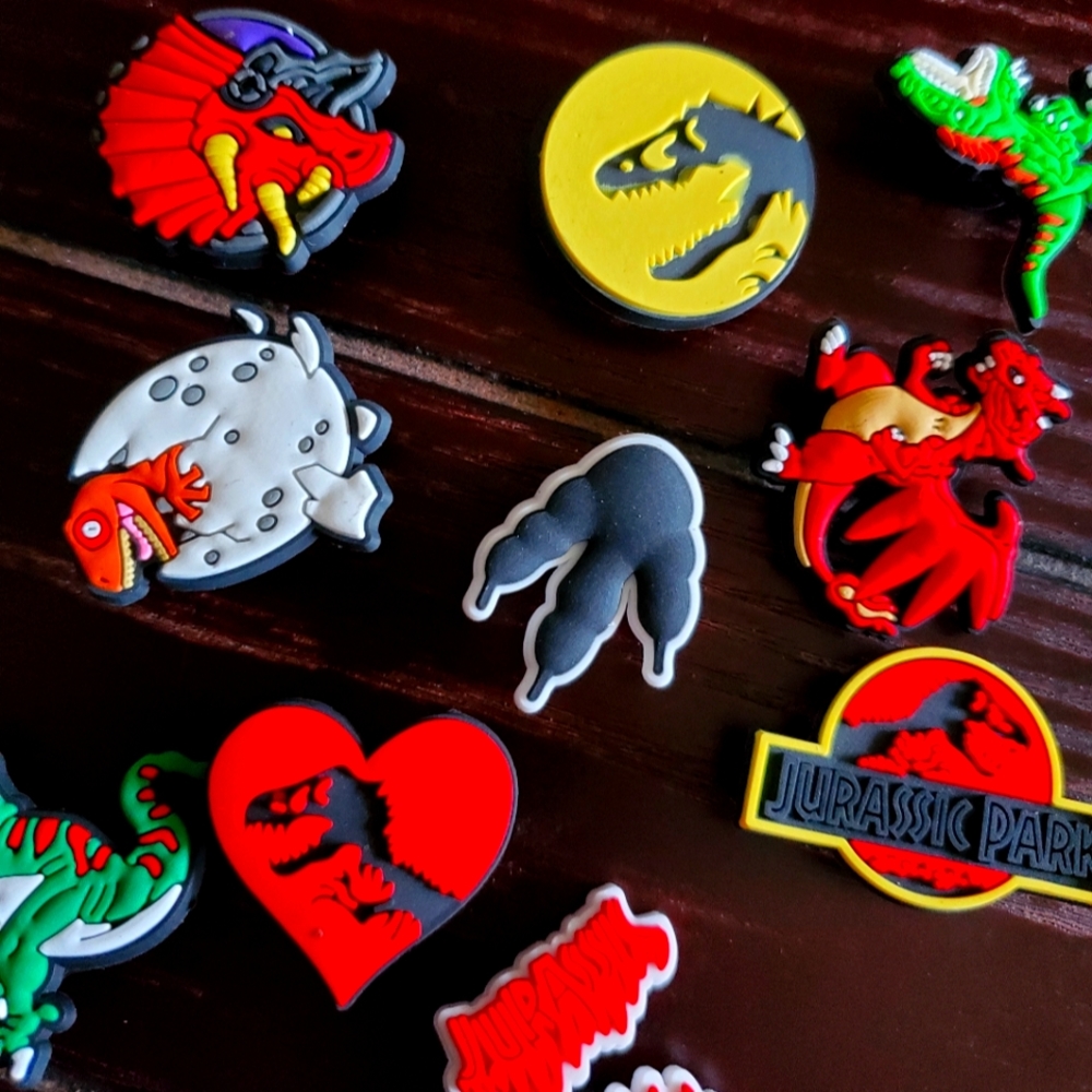 Jurassic park croc charms